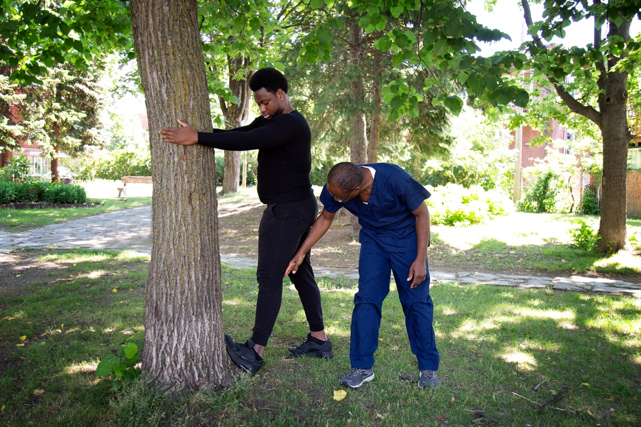Prendre le temps de montrer les exercices en podiatrie